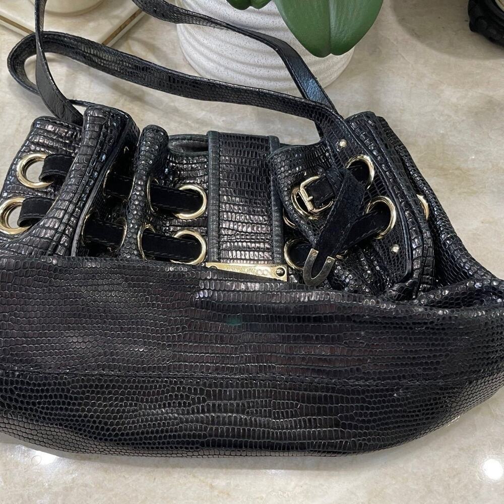 Jimmy Choo Ramona Python Bag Black - image 3